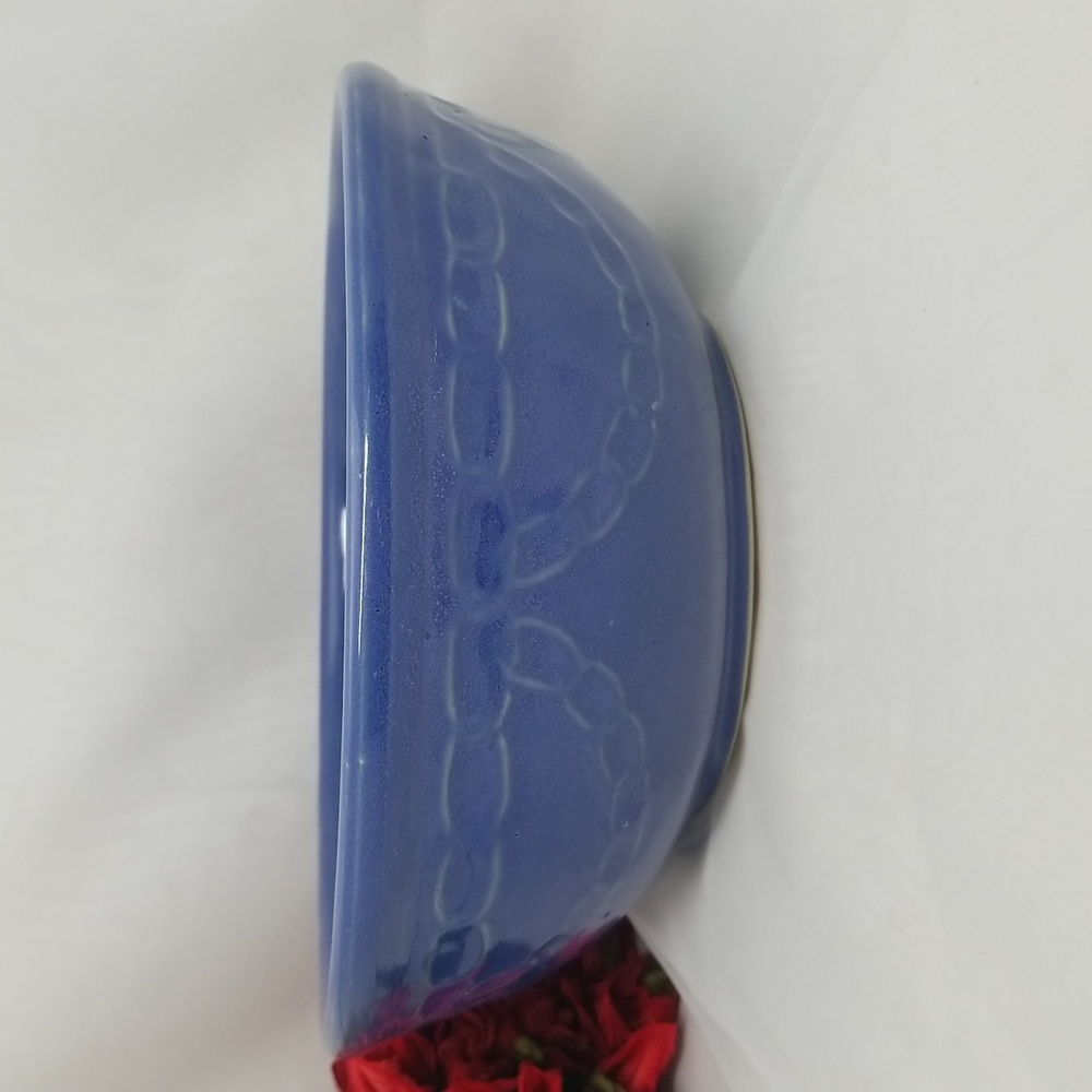 Monmouth Western Stoneware Blue Chain Bowl